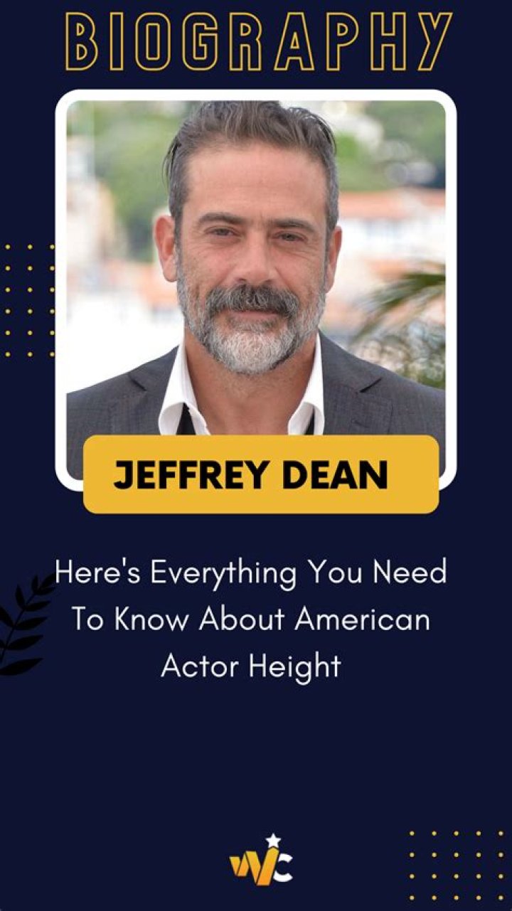 How Tall Is Jeffrey Dean Morgan? His Height Compared To Other Actors