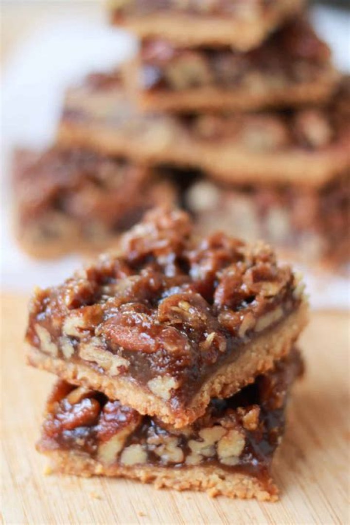 Pecan Pie Bars - Celebrating Sweets